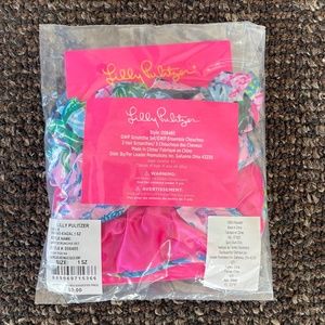 NWT Lilly Pulitzer Scrunchie Set of 3